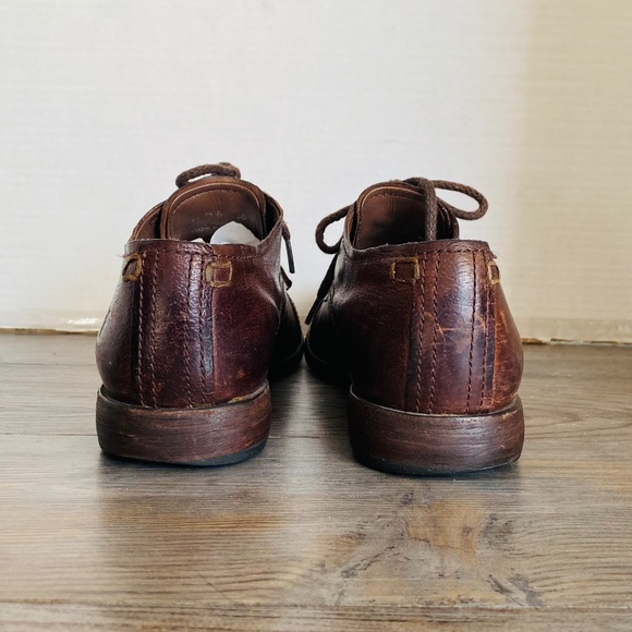 Frye, Mens Brown Captoe Oxfords,11D.